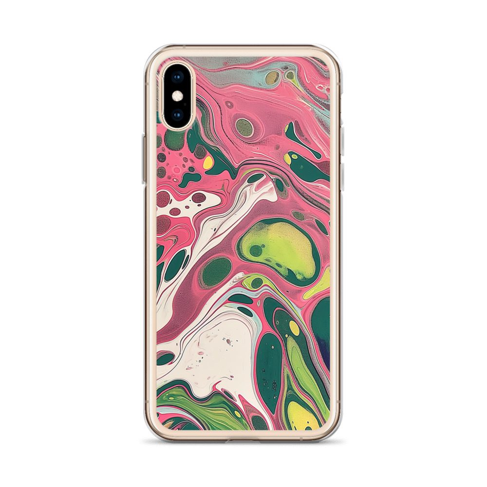 Green Marble Clear Case for iPhone® - Image 57