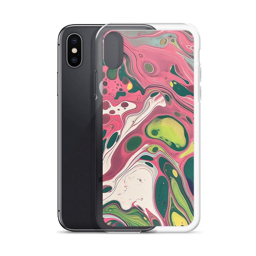 Green Marble Clear Case for iPhone® - Image 56