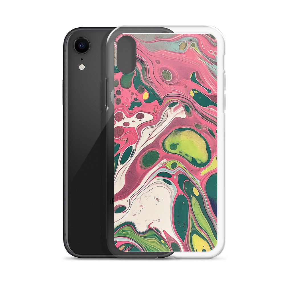 Green Marble Clear Case for iPhone® - Image 60