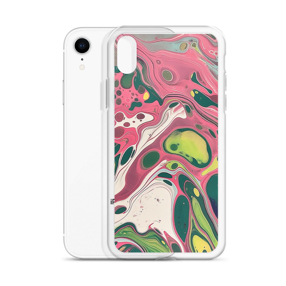 Green Marble Clear Case for iPhone® - Image 62