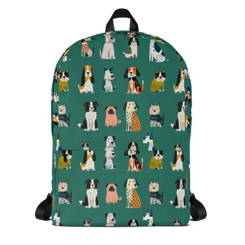 Cute Dogs Pattern Backpack