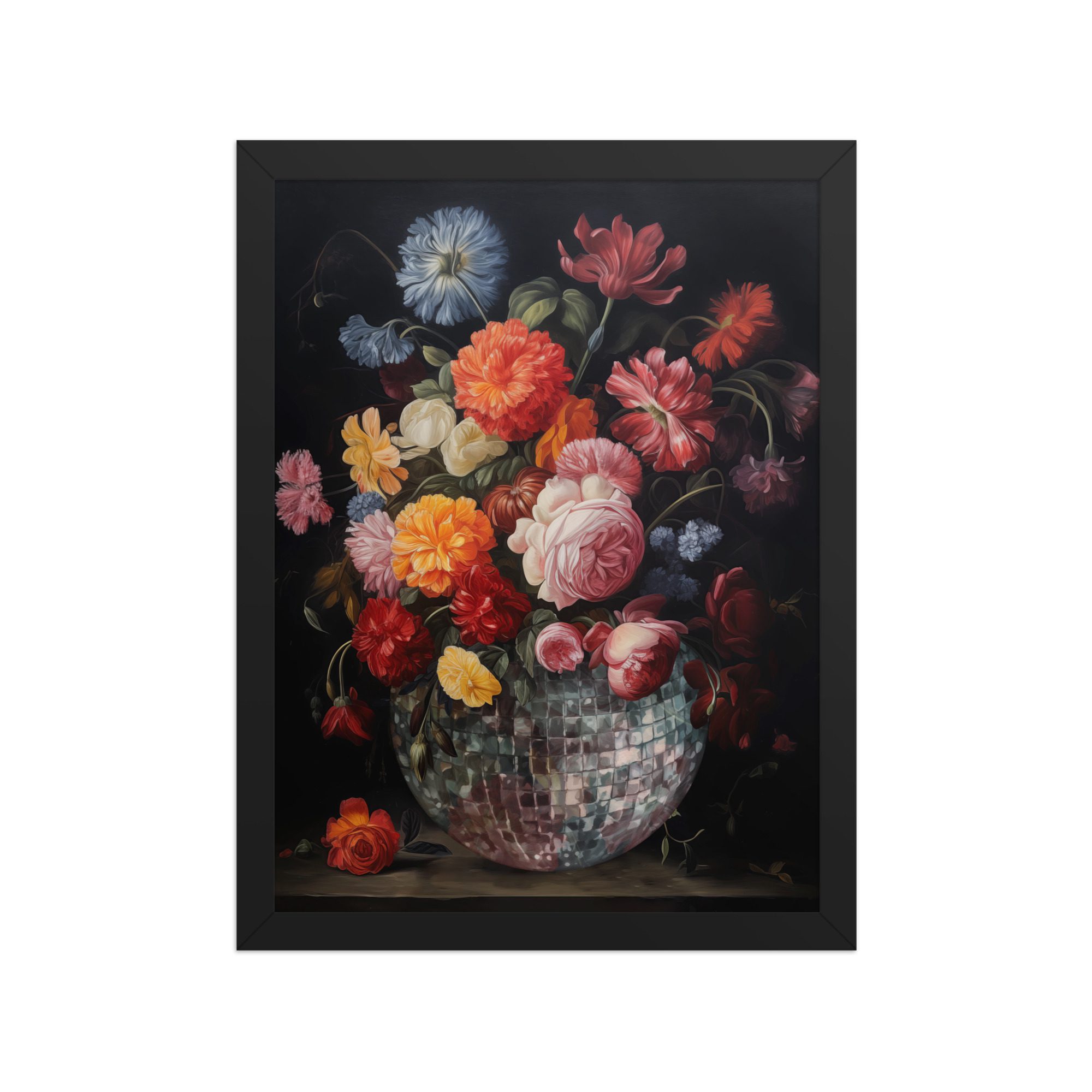 Disco Vase Framed Art Print - Image 3