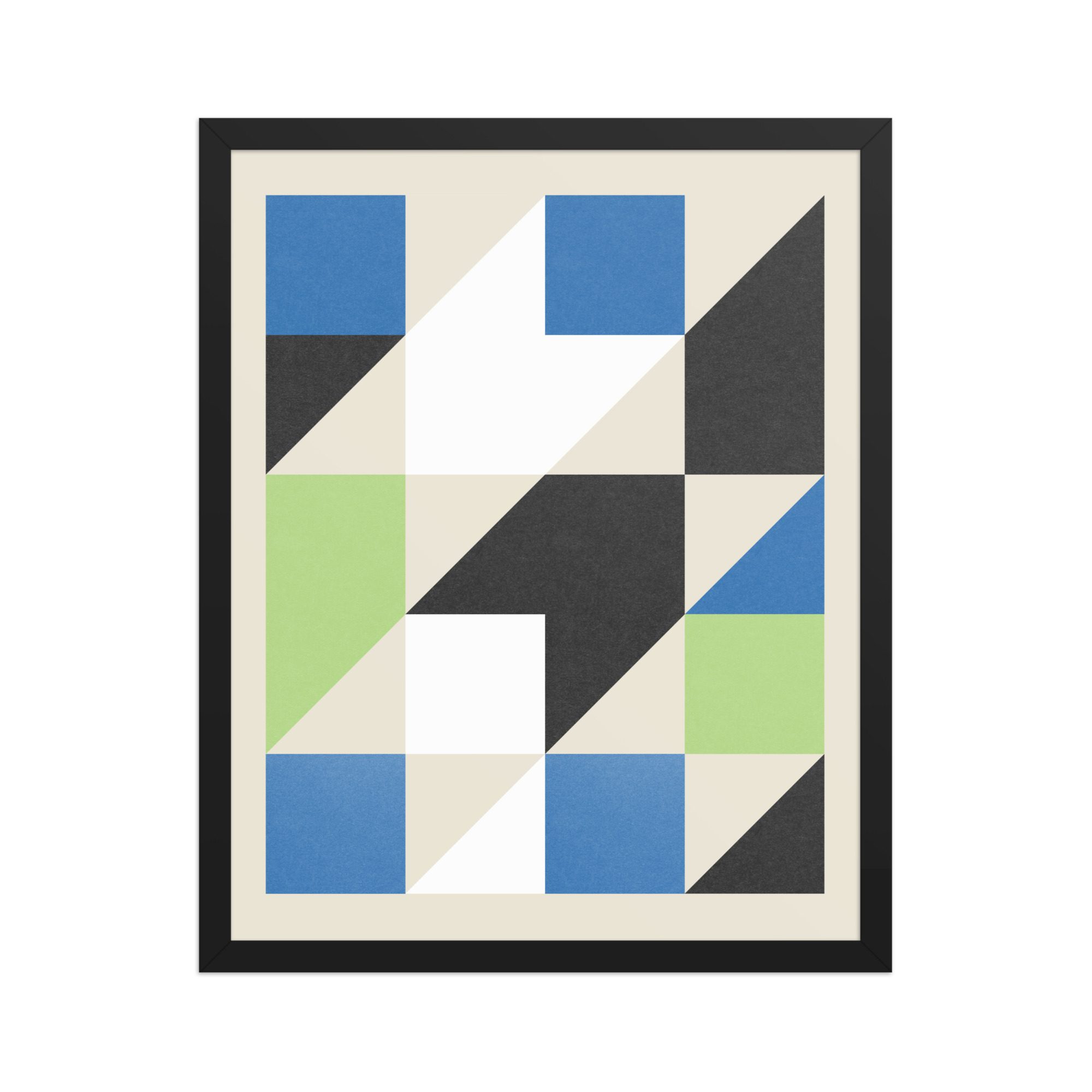 Isometric Cubes Framed Art Print - Image 5