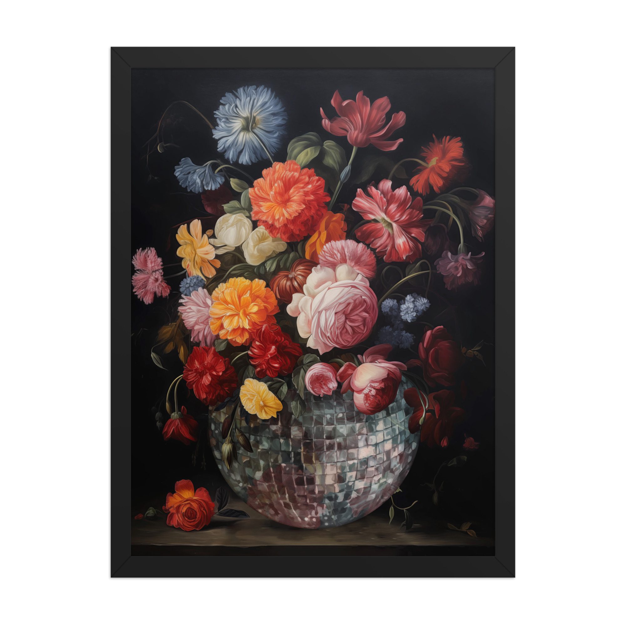 Disco Vase Framed Art Print - Image 6