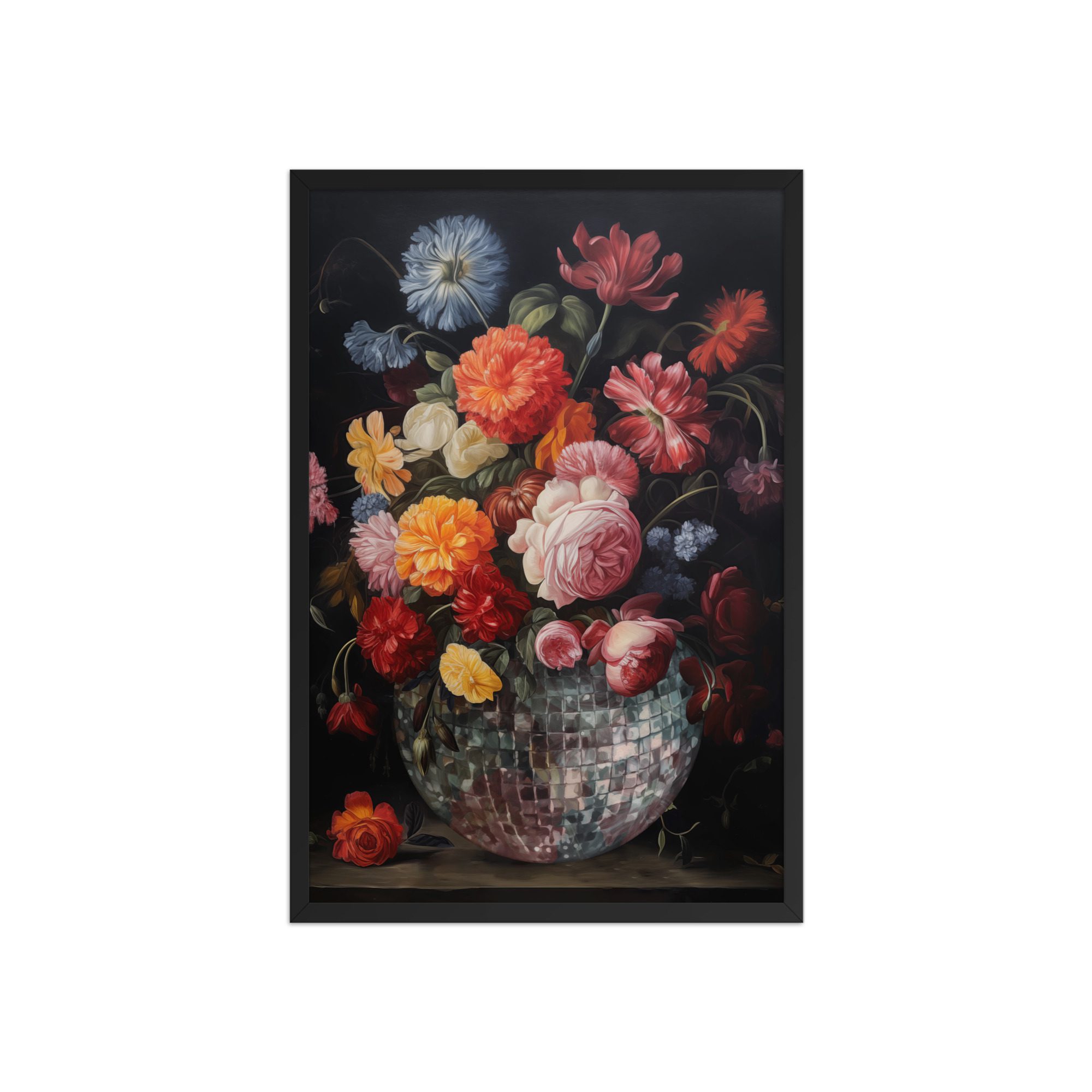 Disco Vase Framed Art Print - Image 7