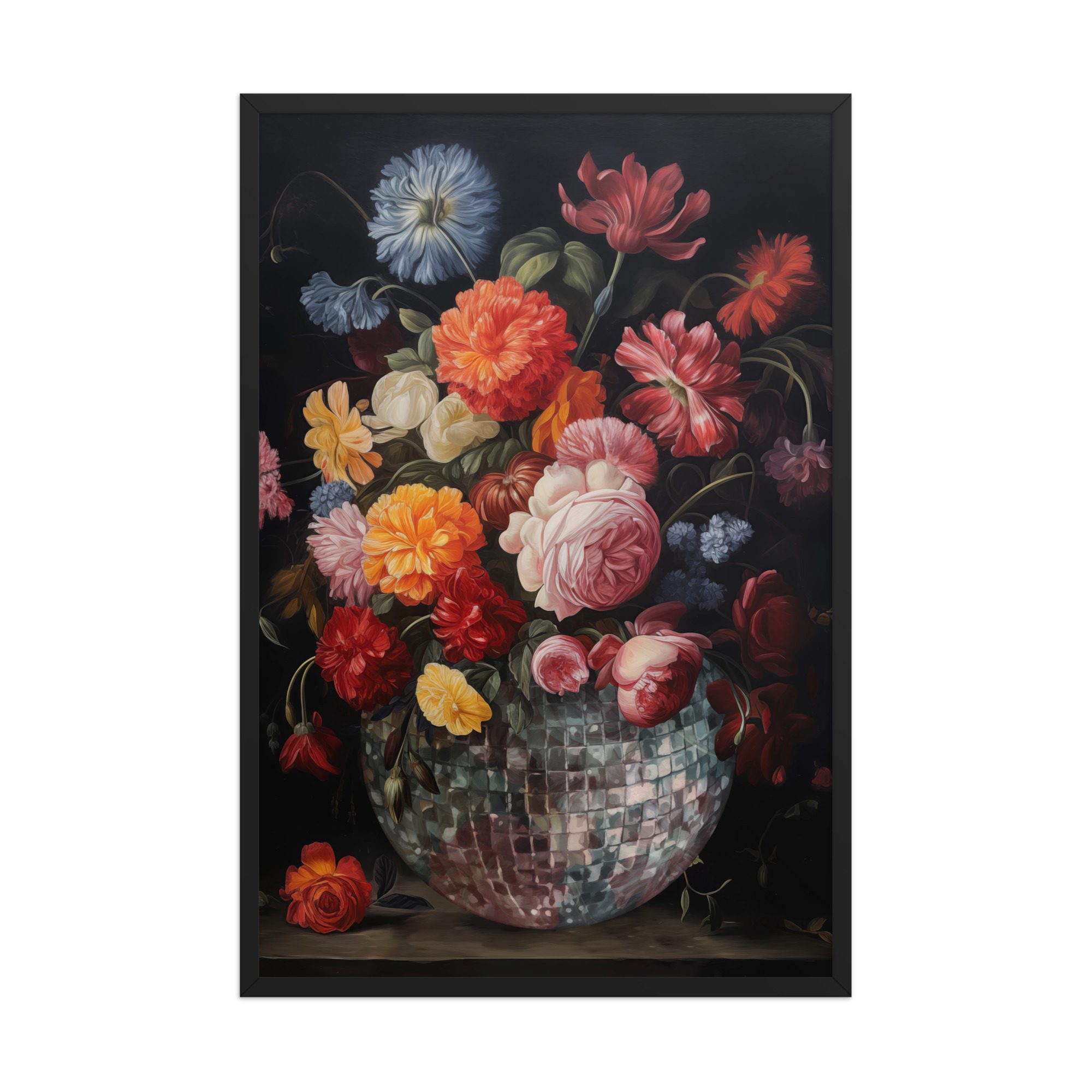 Disco Vase Framed Art Print - Image 8