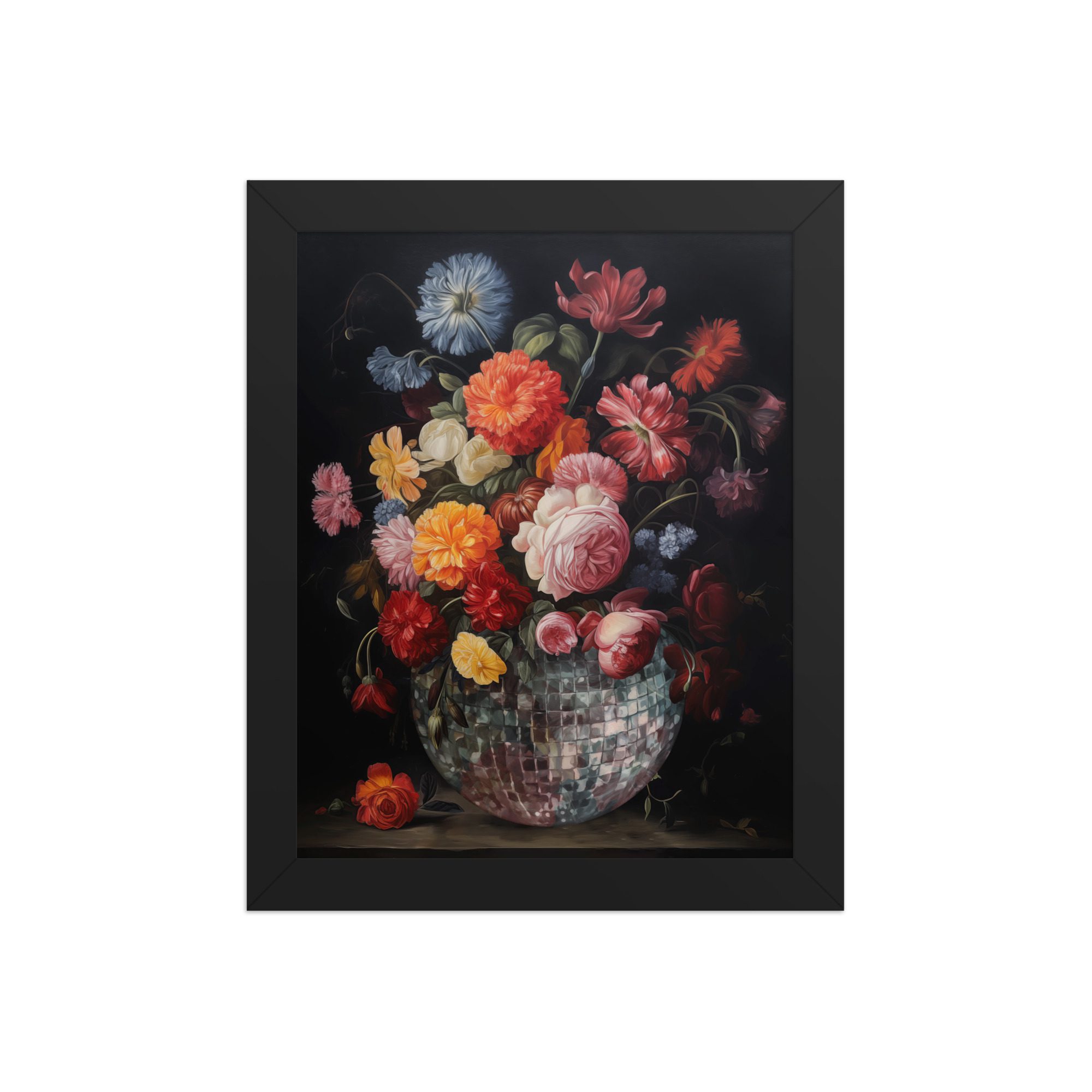 Disco Vase Framed Art Print - Image 2