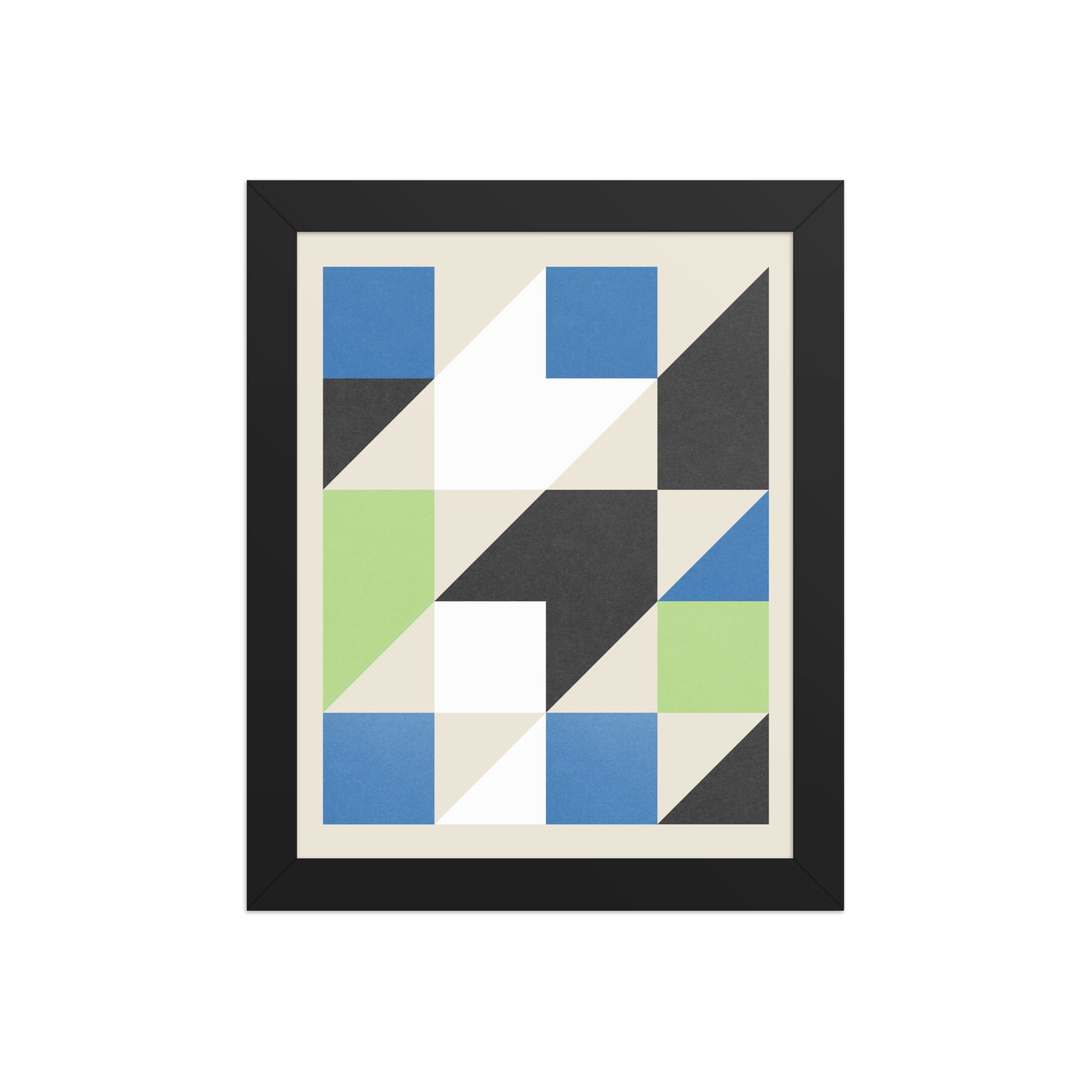 Isometric Cubes Framed Art Print - Image 2