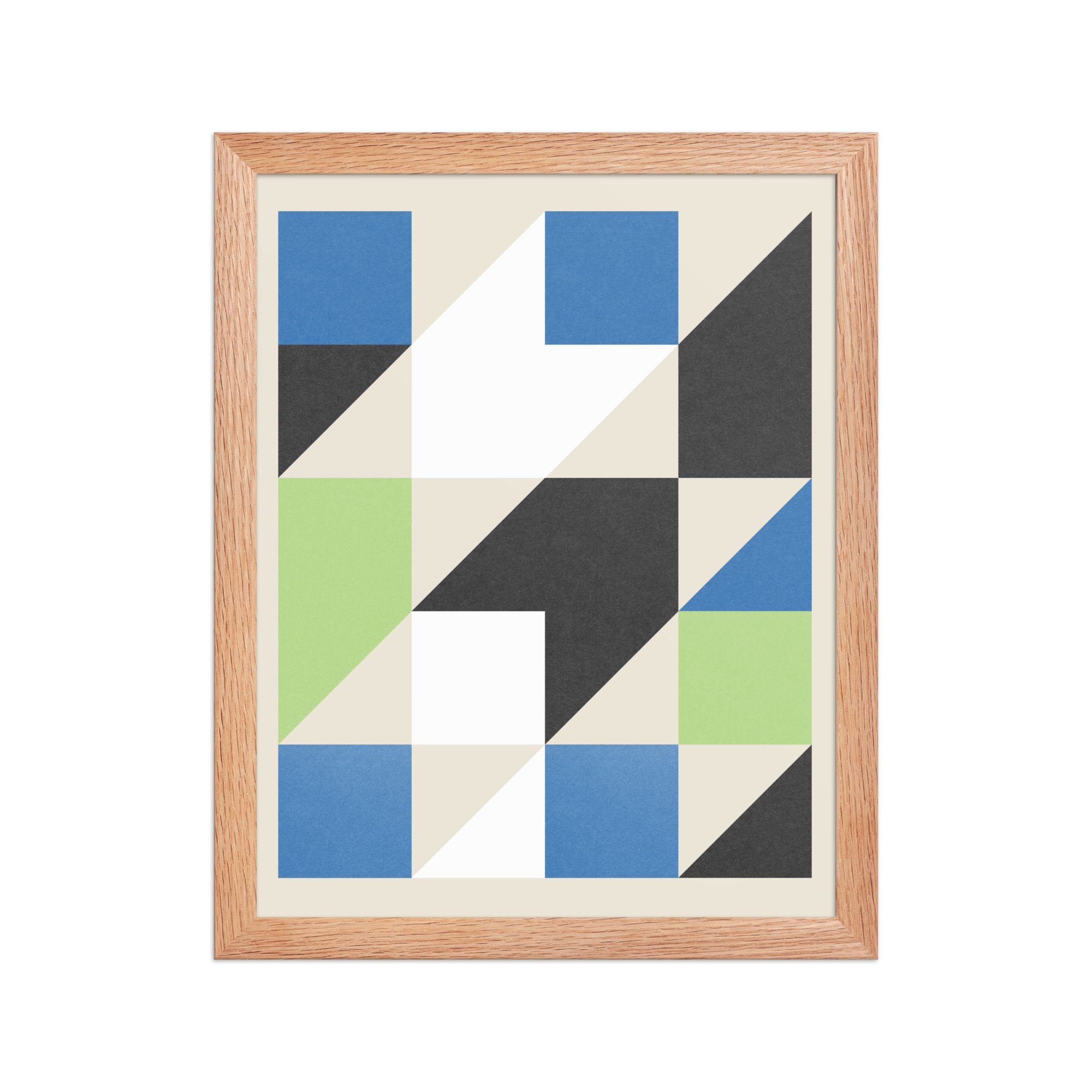 Isometric Cubes Framed Art Print - Image 10