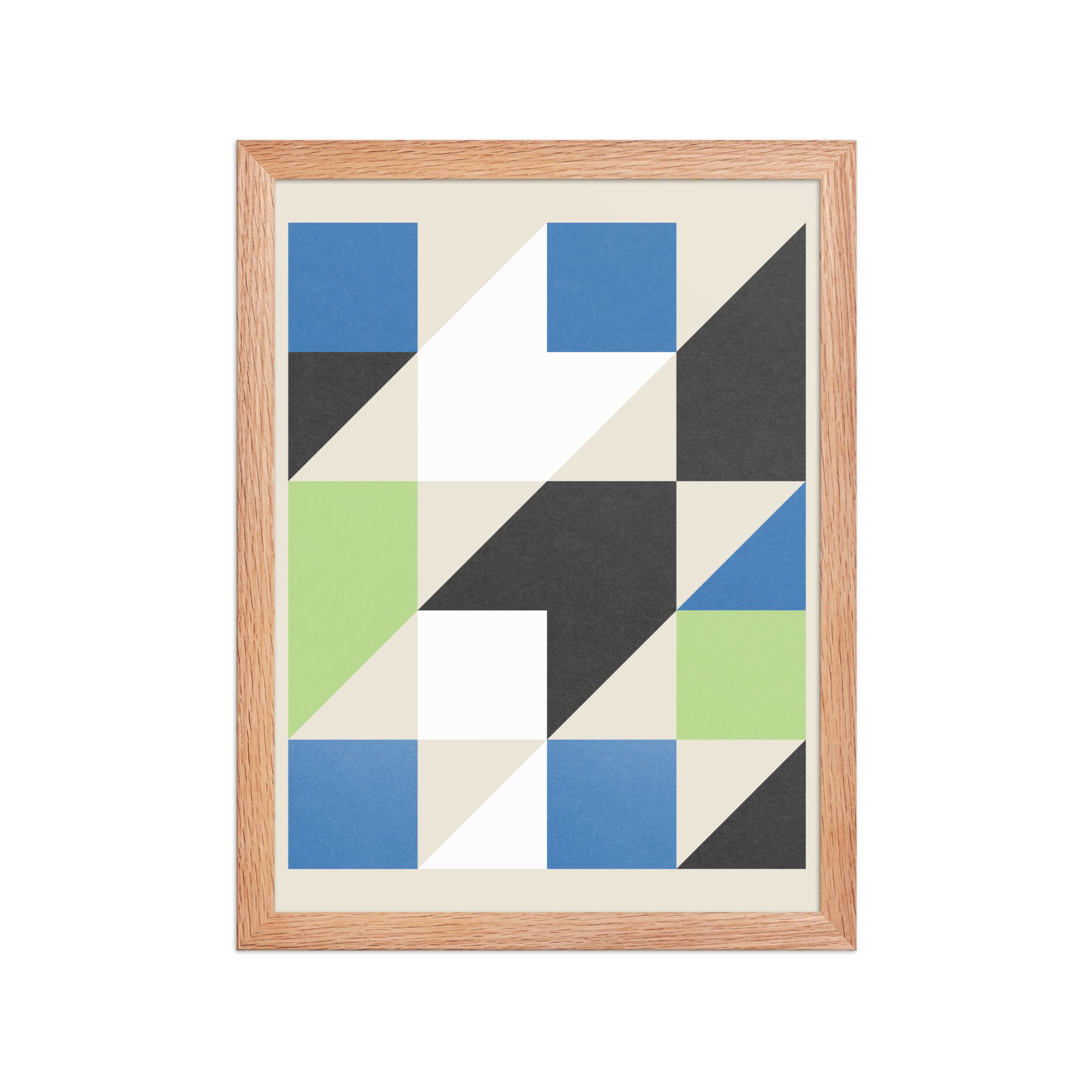 Isometric Cubes Framed Art Print - Image 11
