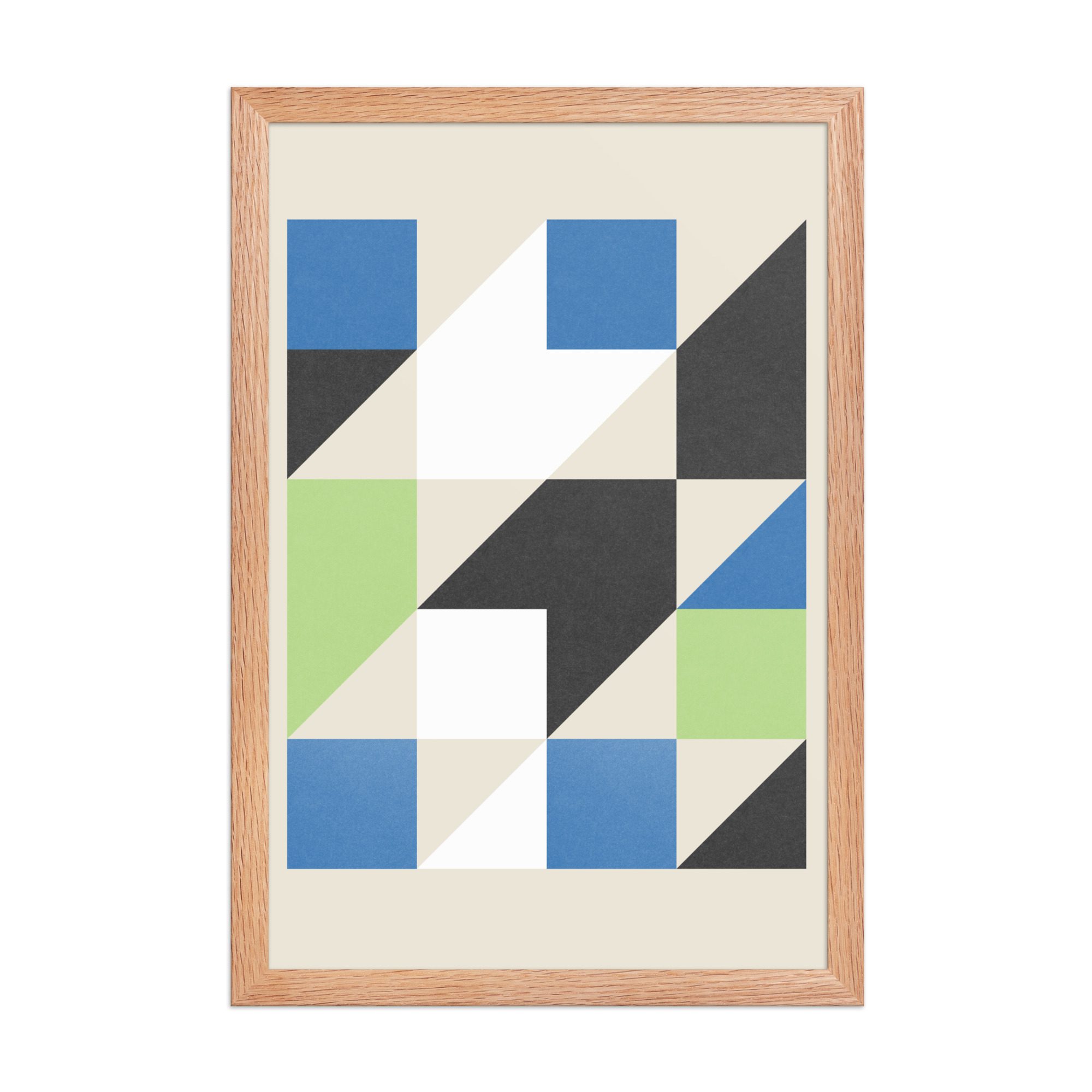 Isometric Cubes Framed Art Print - Image 12