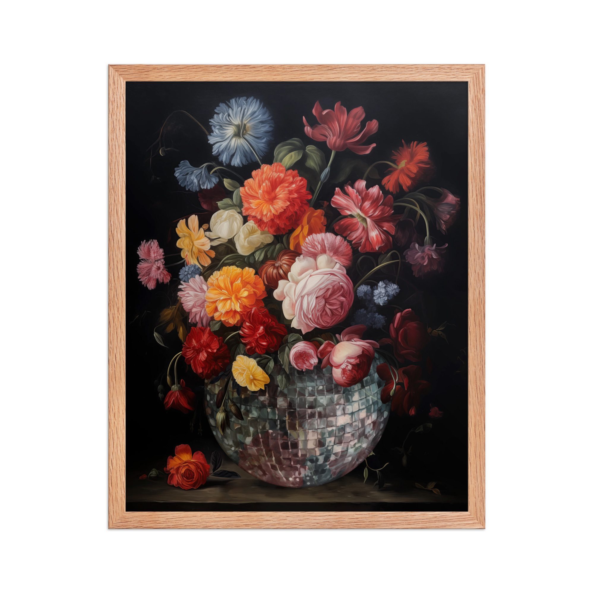 Disco Vase Framed Art Print - Image 13