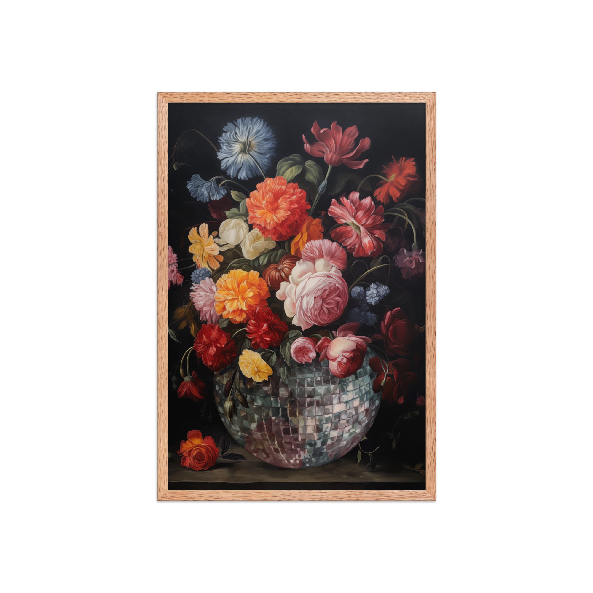 Disco Vase Framed Art Print - Image 15