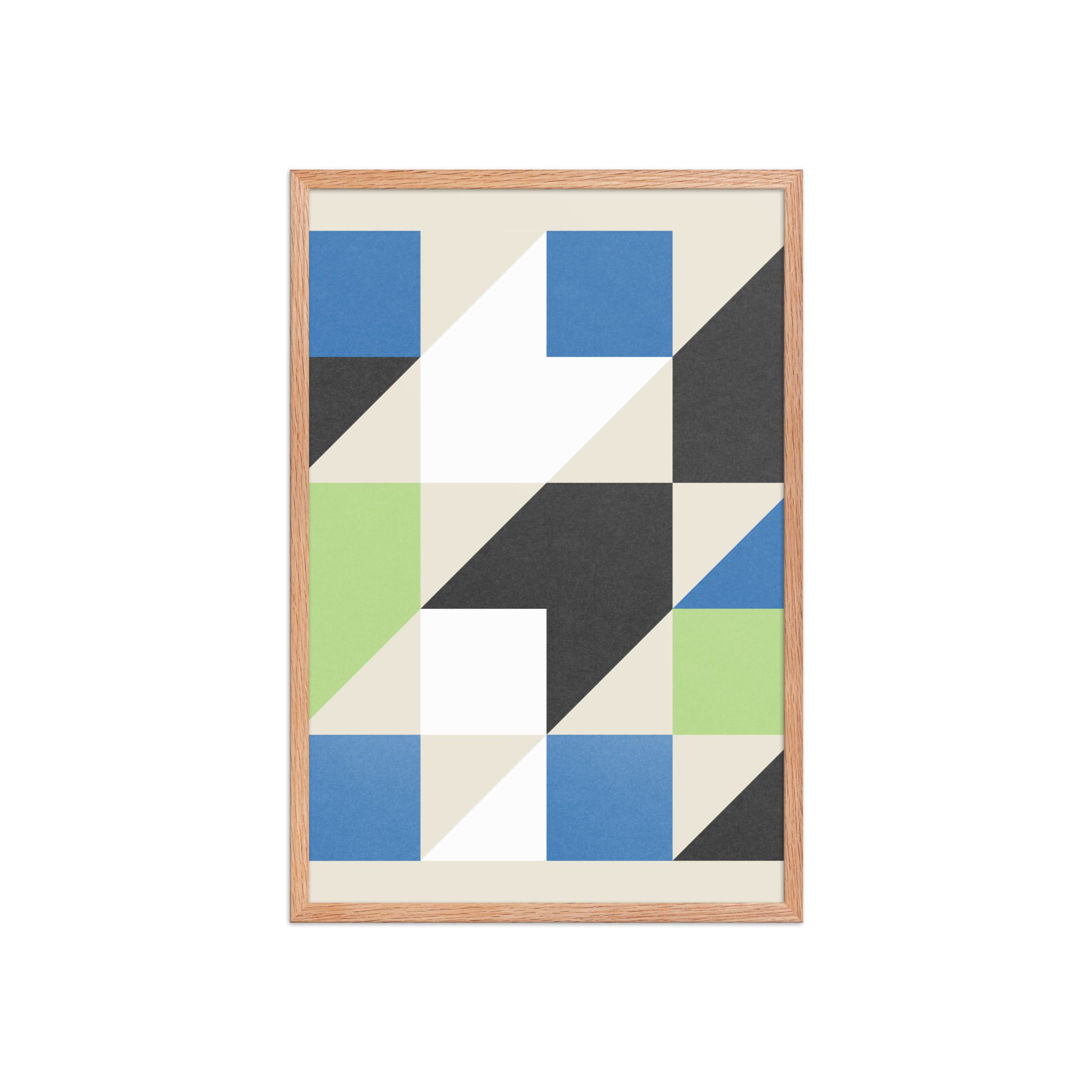 Isometric Cubes Framed Art Print - Image 15