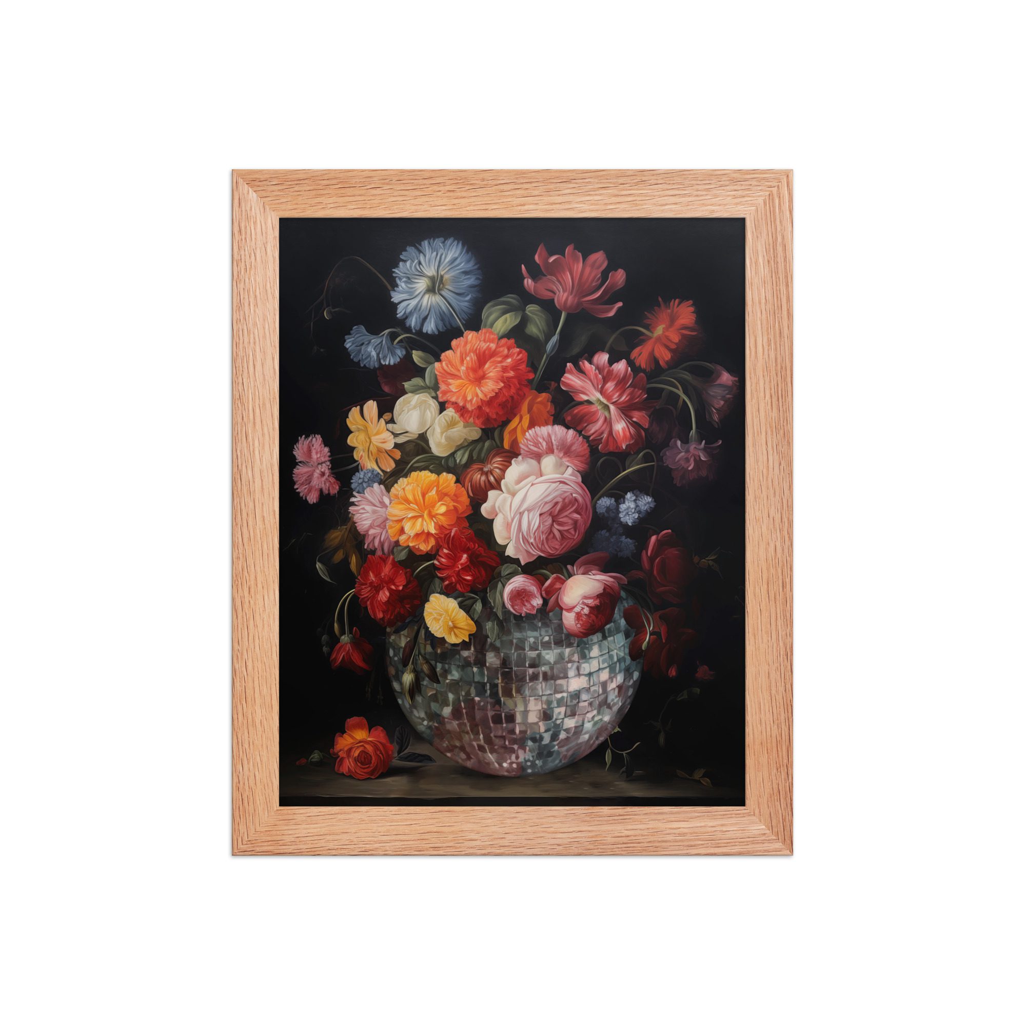 Disco Vase Framed Art Print - Image 9