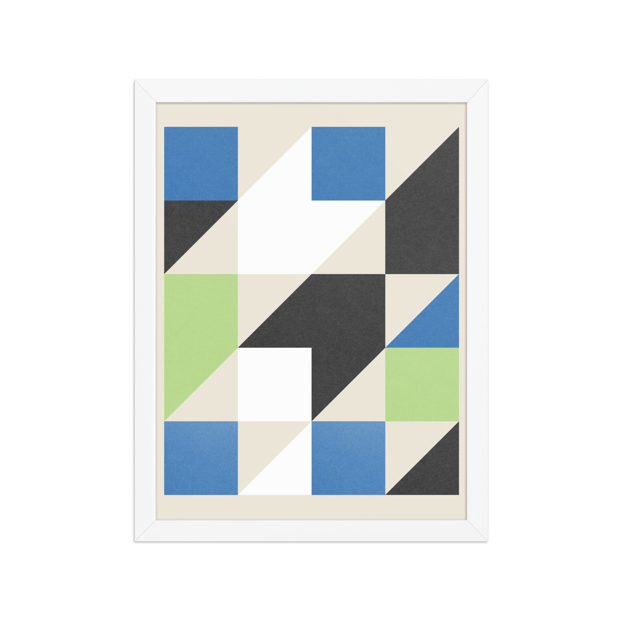 Isometric Cubes Framed Art Print - Image 19