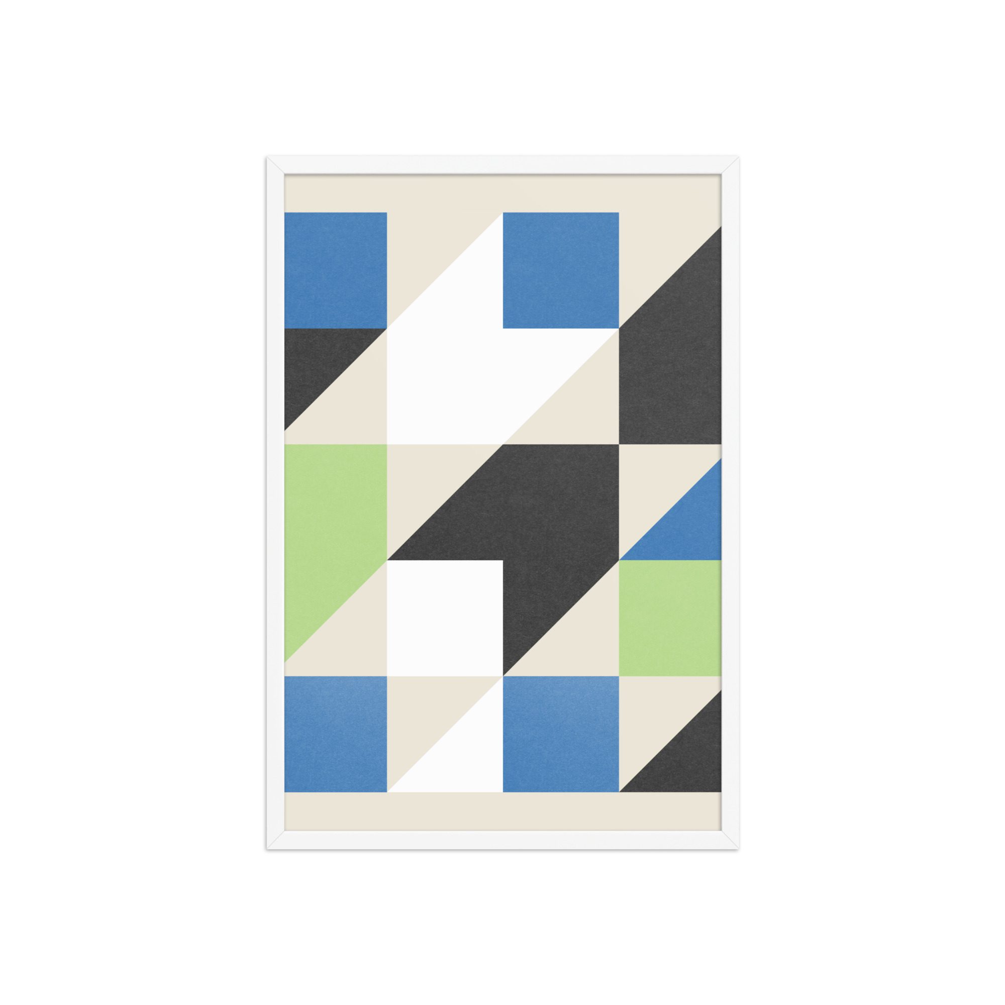 Isometric Cubes Framed Art Print - Image 23