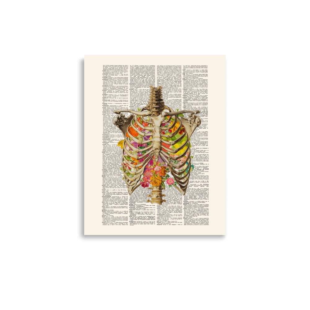 Floral Ribs Art Print - Image 4