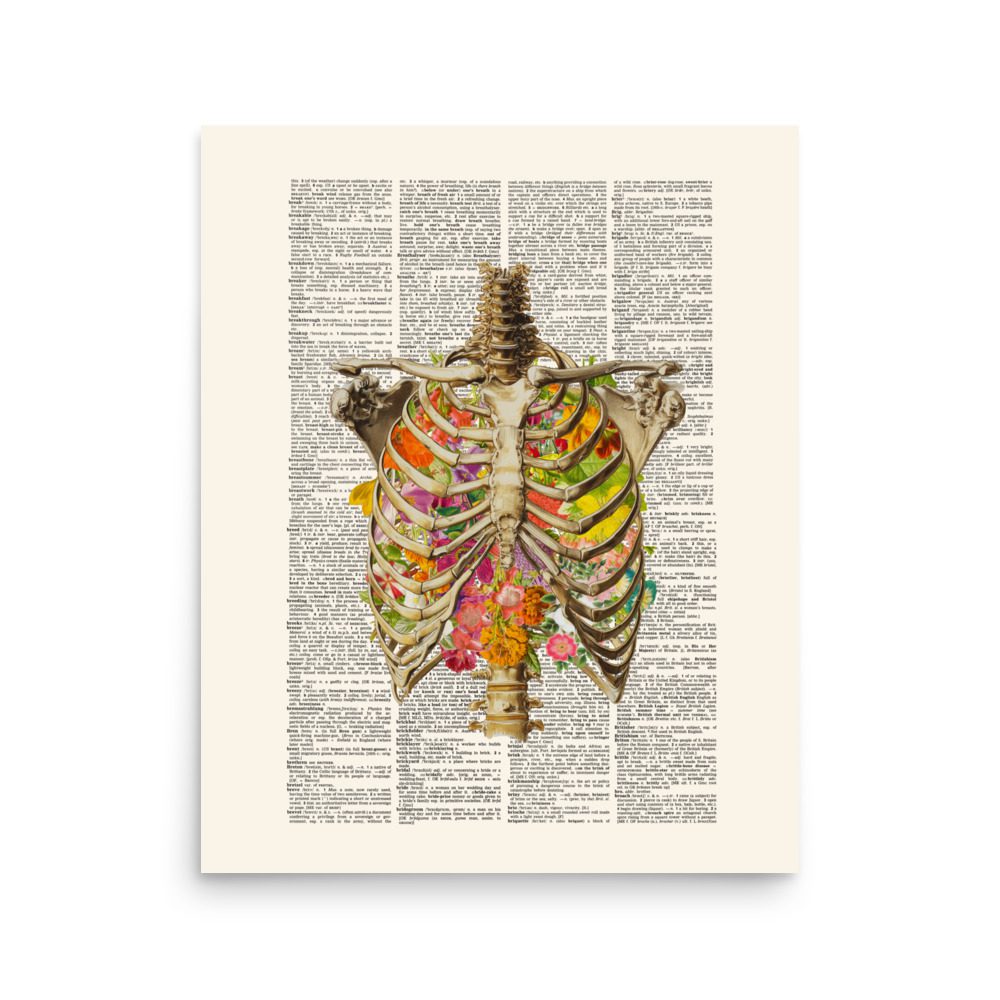 Floral Ribs Art Print - Image 7