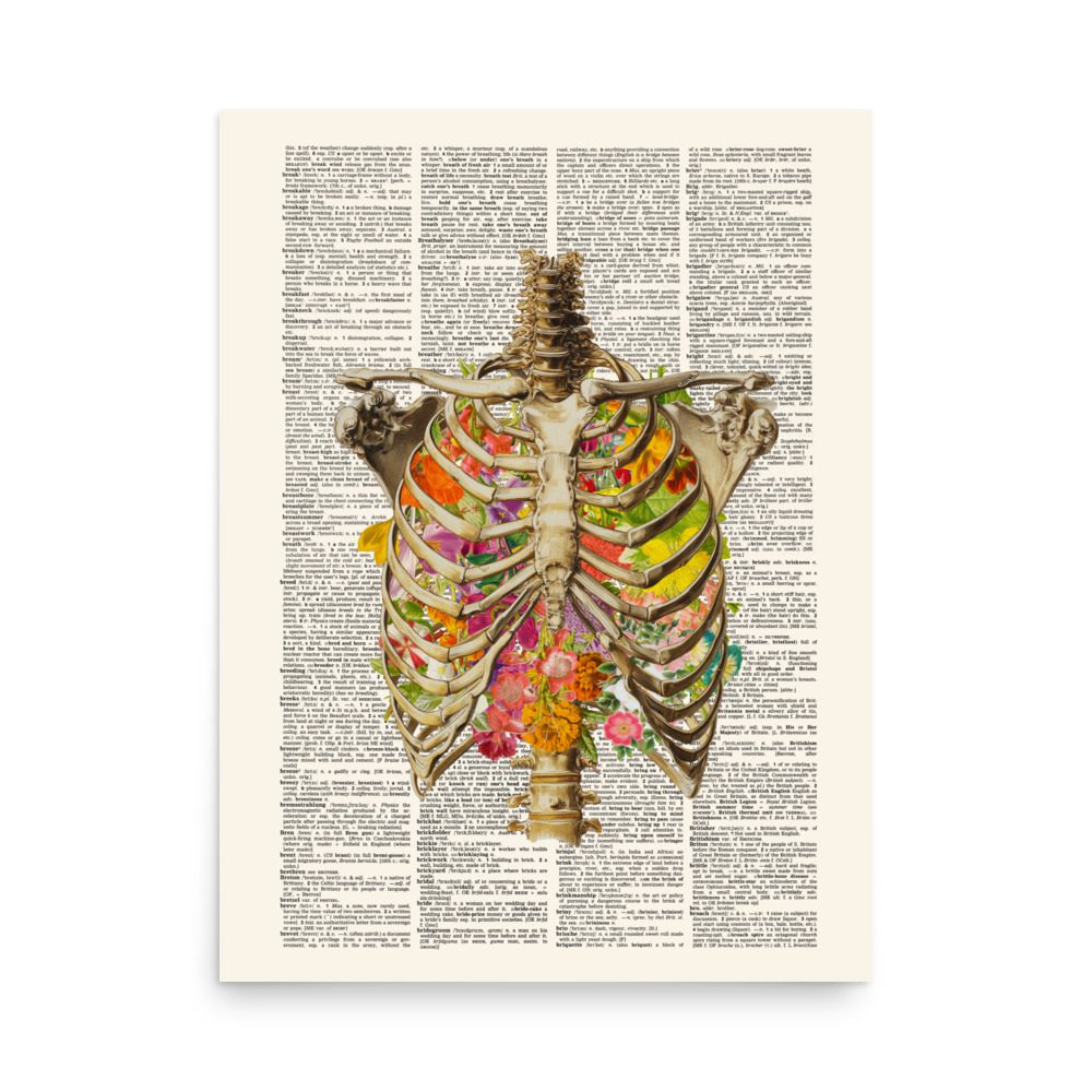 Floral Ribs Art Print - Image 8