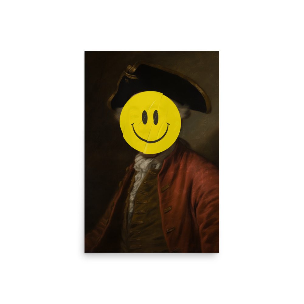 Smiley Face Art Print - Image 9