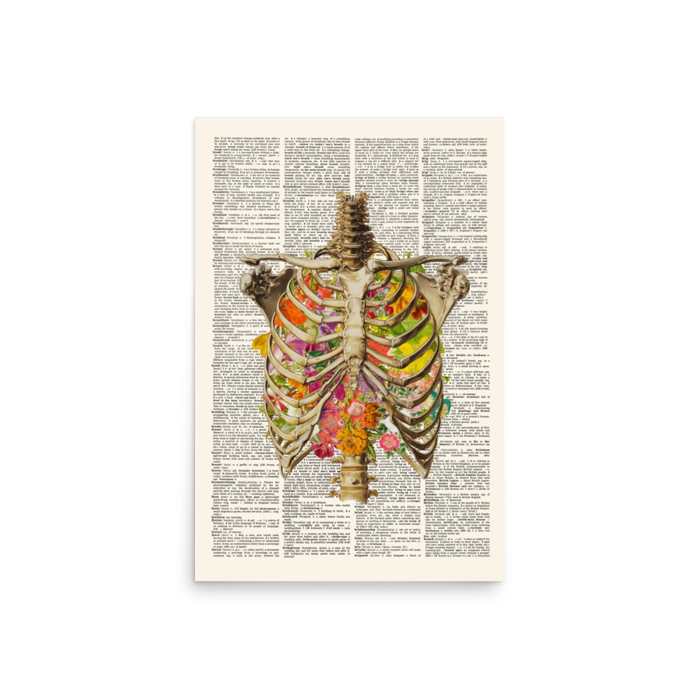 Floral Ribs Art Print - Image 9