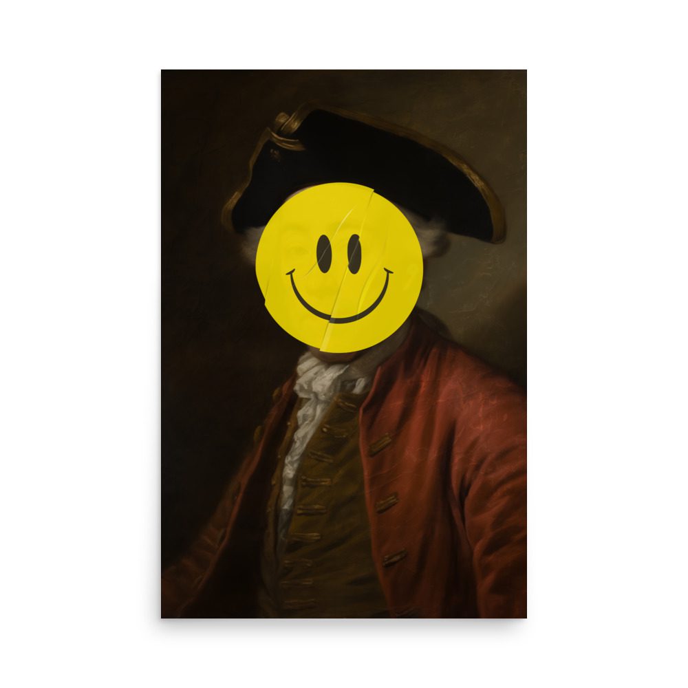 Smiley Face Art Print - Image 10