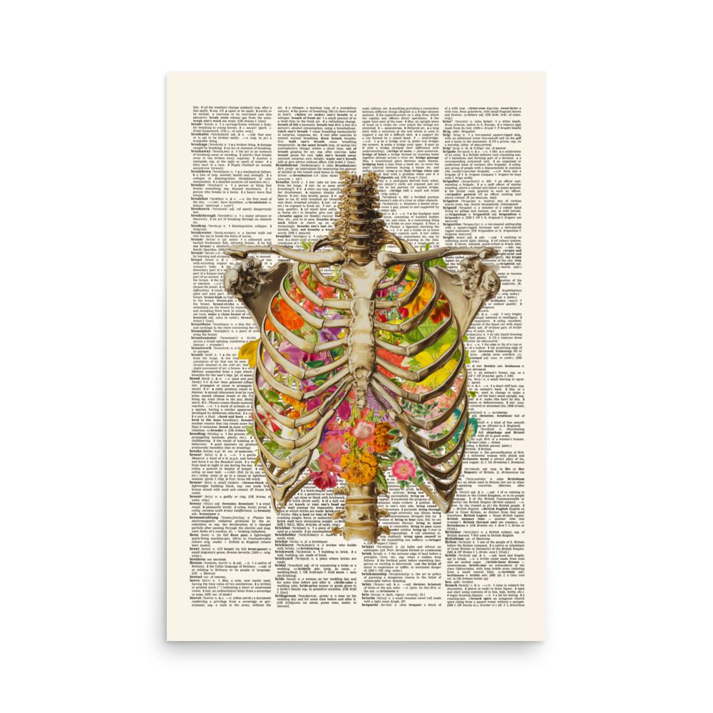 Floral Ribs Art Print - Image 10