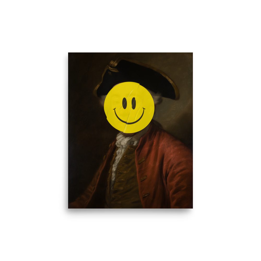 Smiley Face Art Print