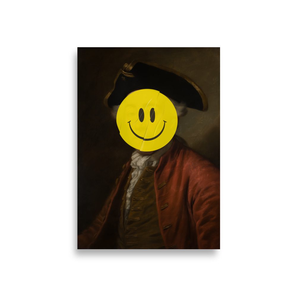 Smiley Face Art Print - Image 2