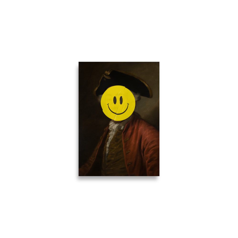 Smiley Face Art Print - Image 3
