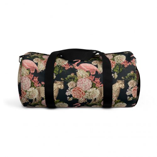 Floral Flamingo Leopard Duffel Bag