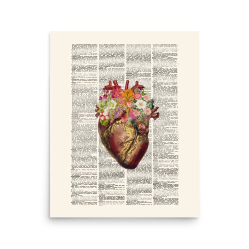 Floral Heart Art Print
