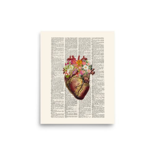 Floral Heart Art Print