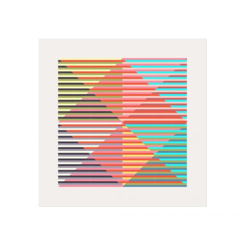 Geo Triangles Art Print