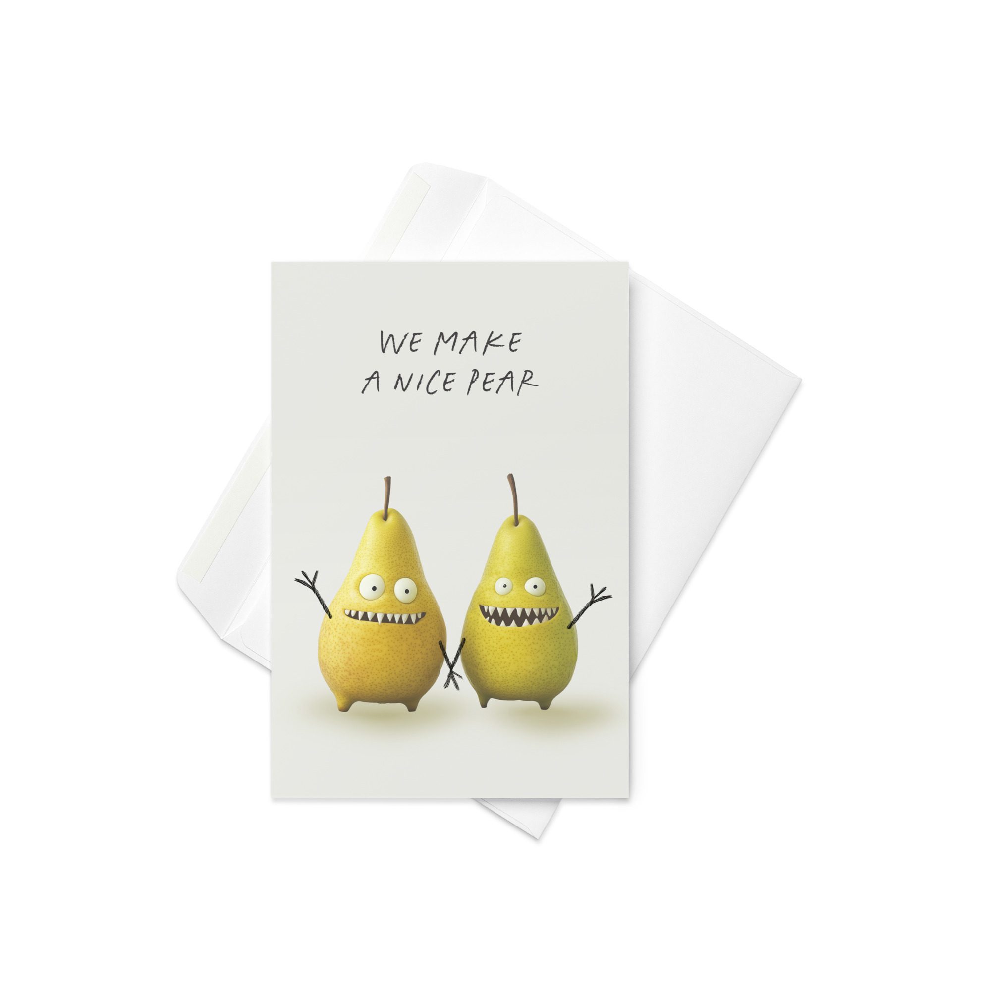 We Make A Nice Pear Greeting card - Image 2