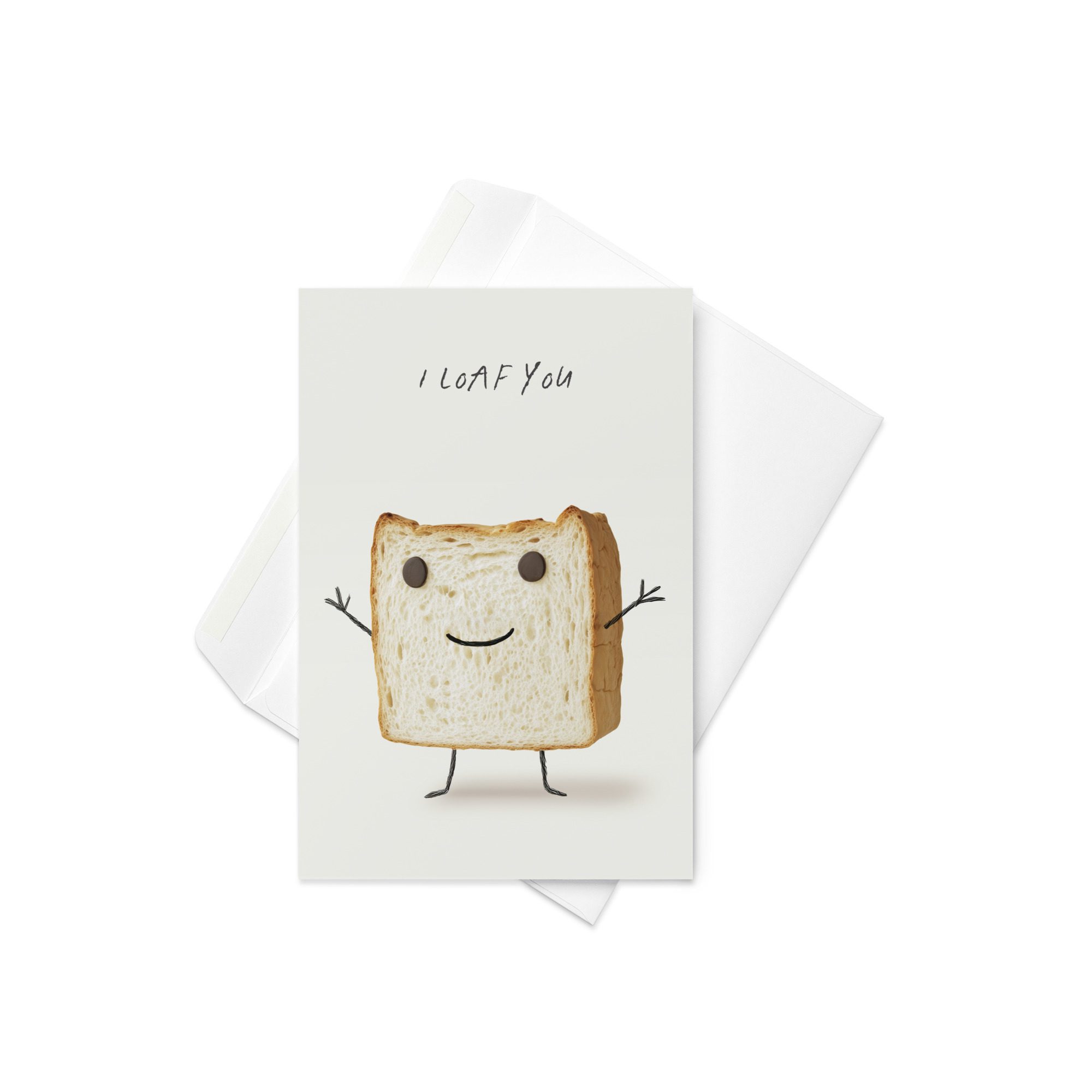 I Loaf You Greeting Card - Image 2