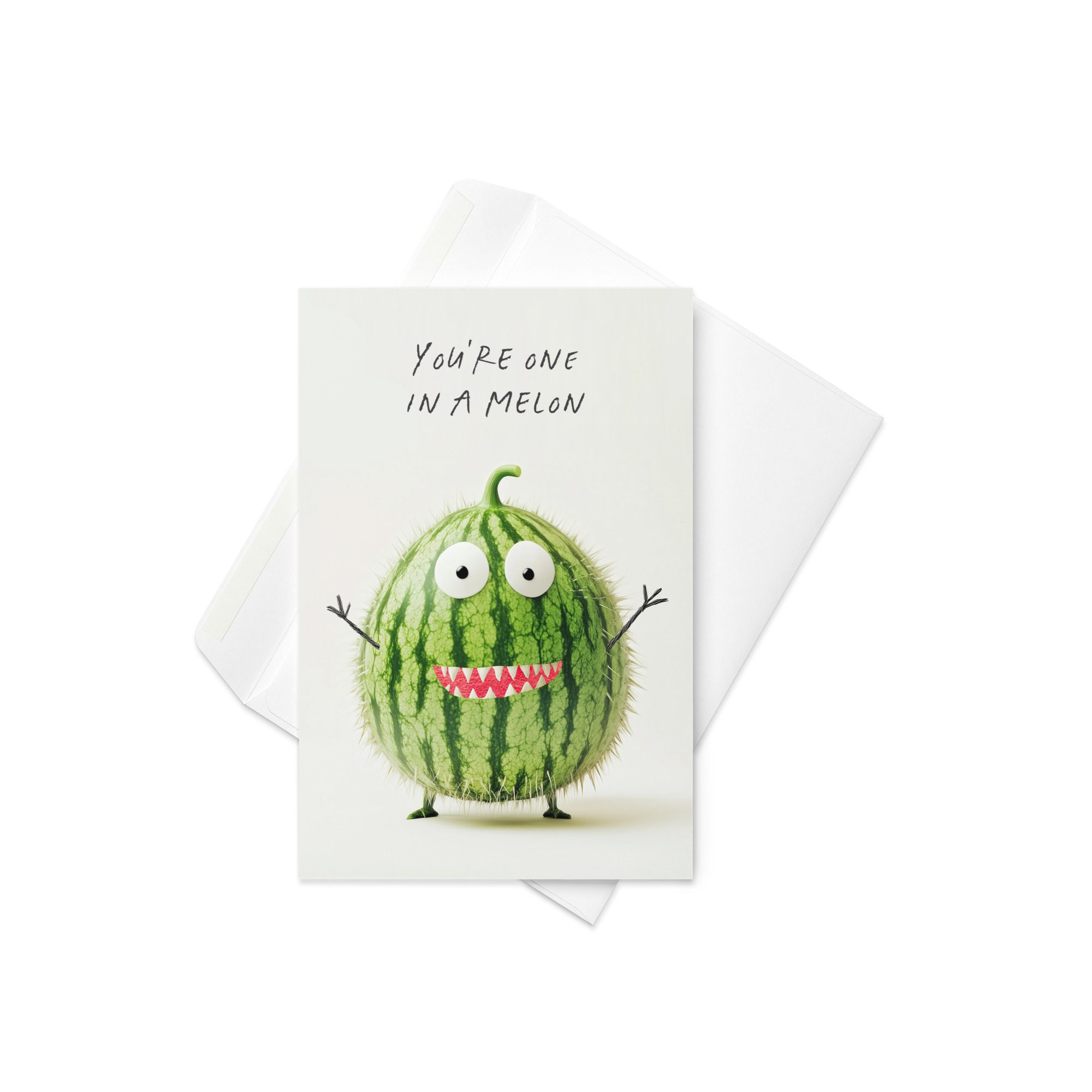 You're One In A Melon Greeting Card - Image 2