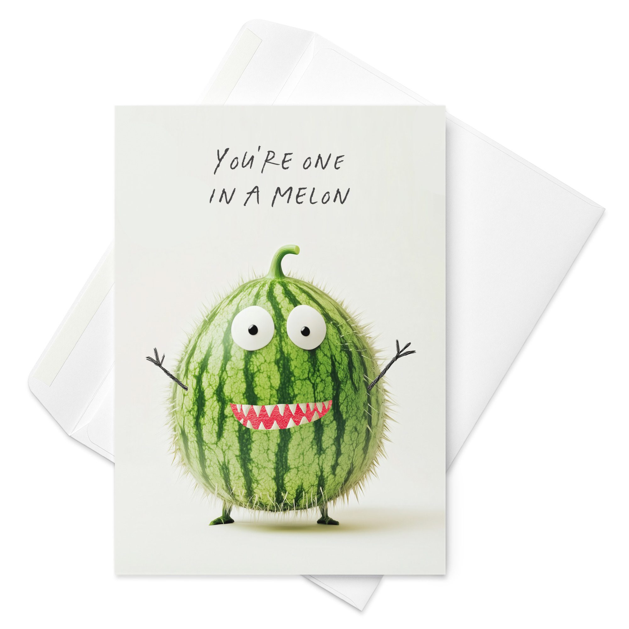 You're One In A Melon Greeting Card