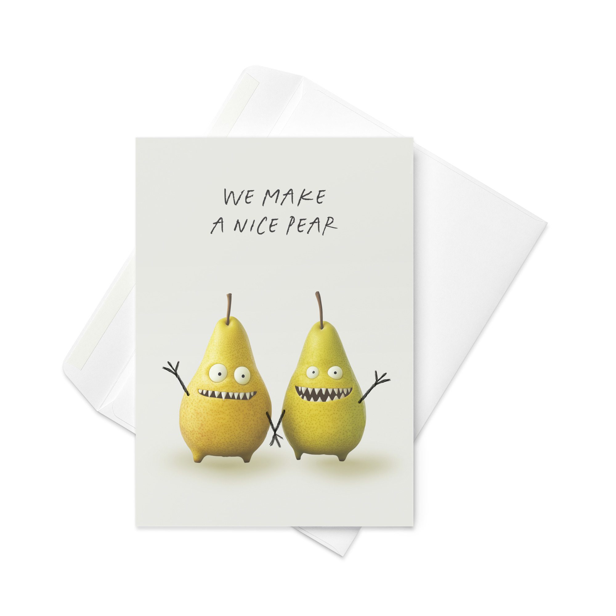 We Make A Nice Pear Greeting card - Image 3