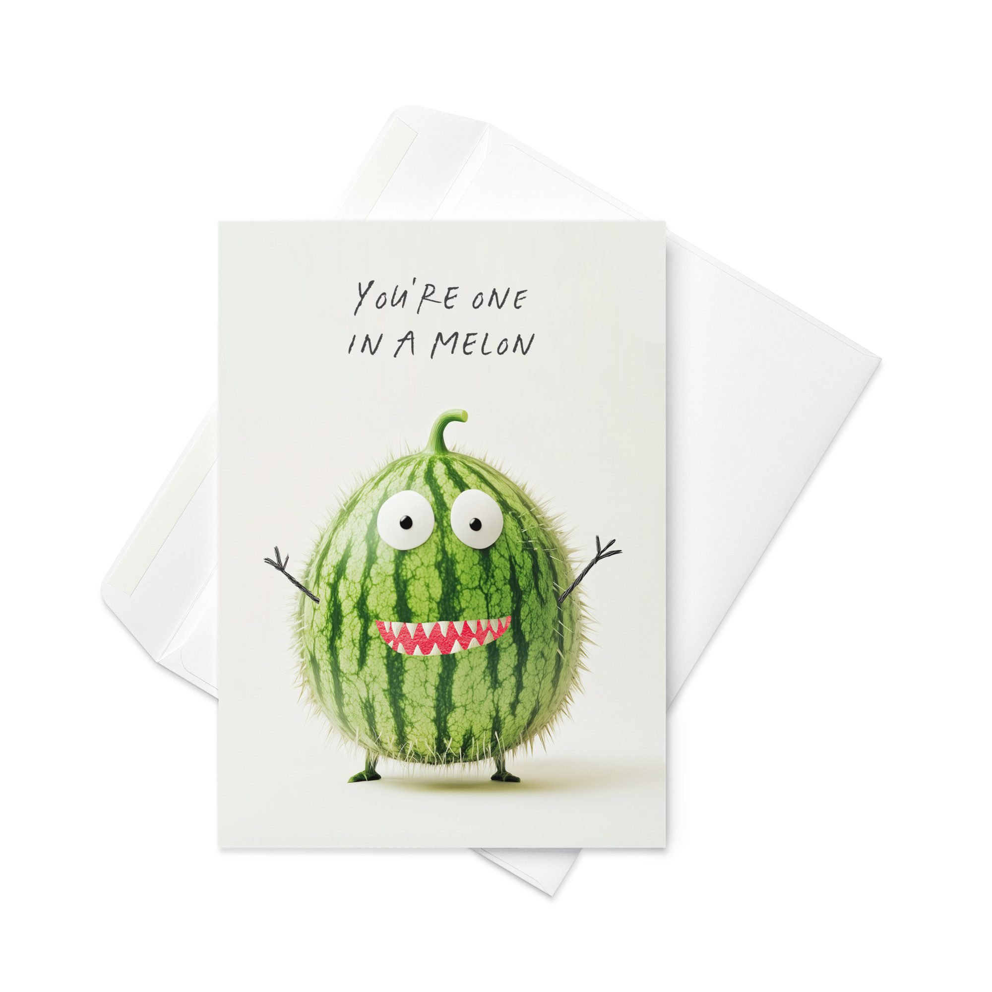 You're One In A Melon Greeting Card - Image 3