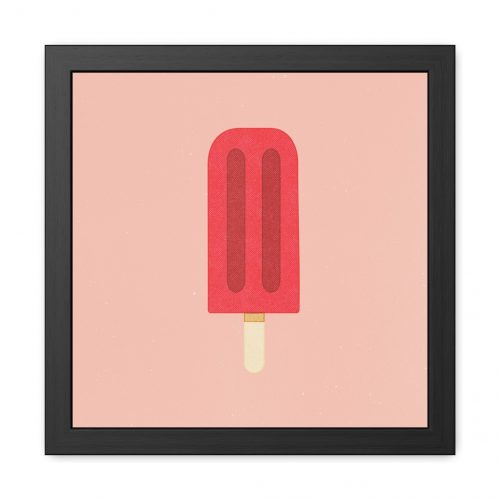 Ice Lolly Framed Art Print