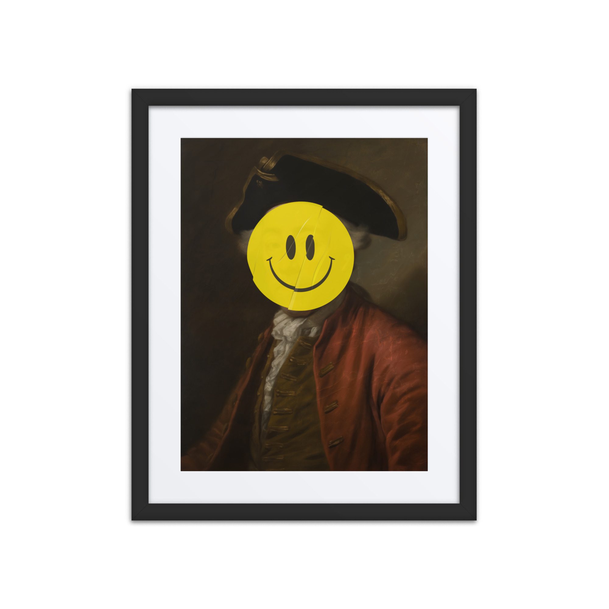 Smiley Face Framed Art Print