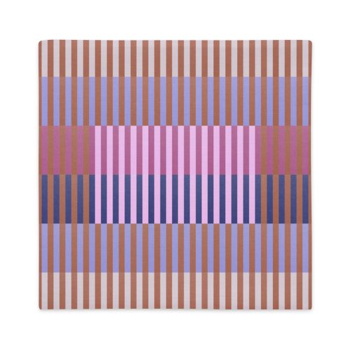 Purple Geo Lines Premium Cushion Cover