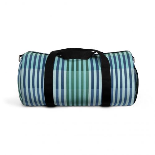 Turquoise Geo Lines Duffel Bag