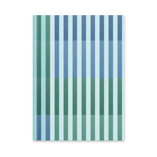 Turquoise Geo Lines Notebook