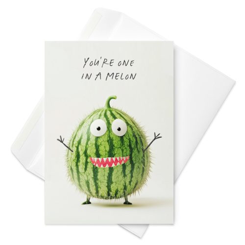 You're One In A Melon Greeting Card