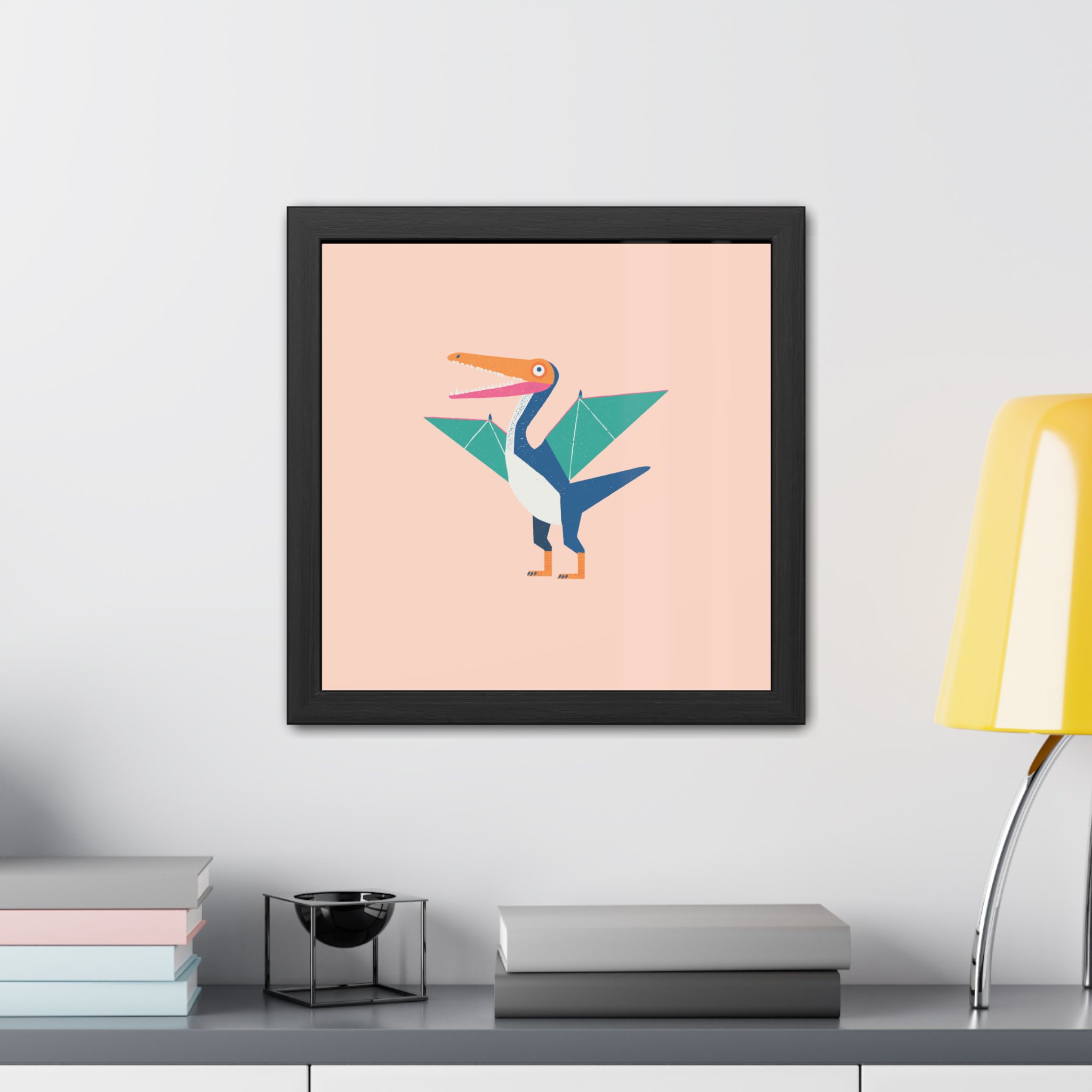 Pterodactyl Dinosaur Framed Art Print - Image 3