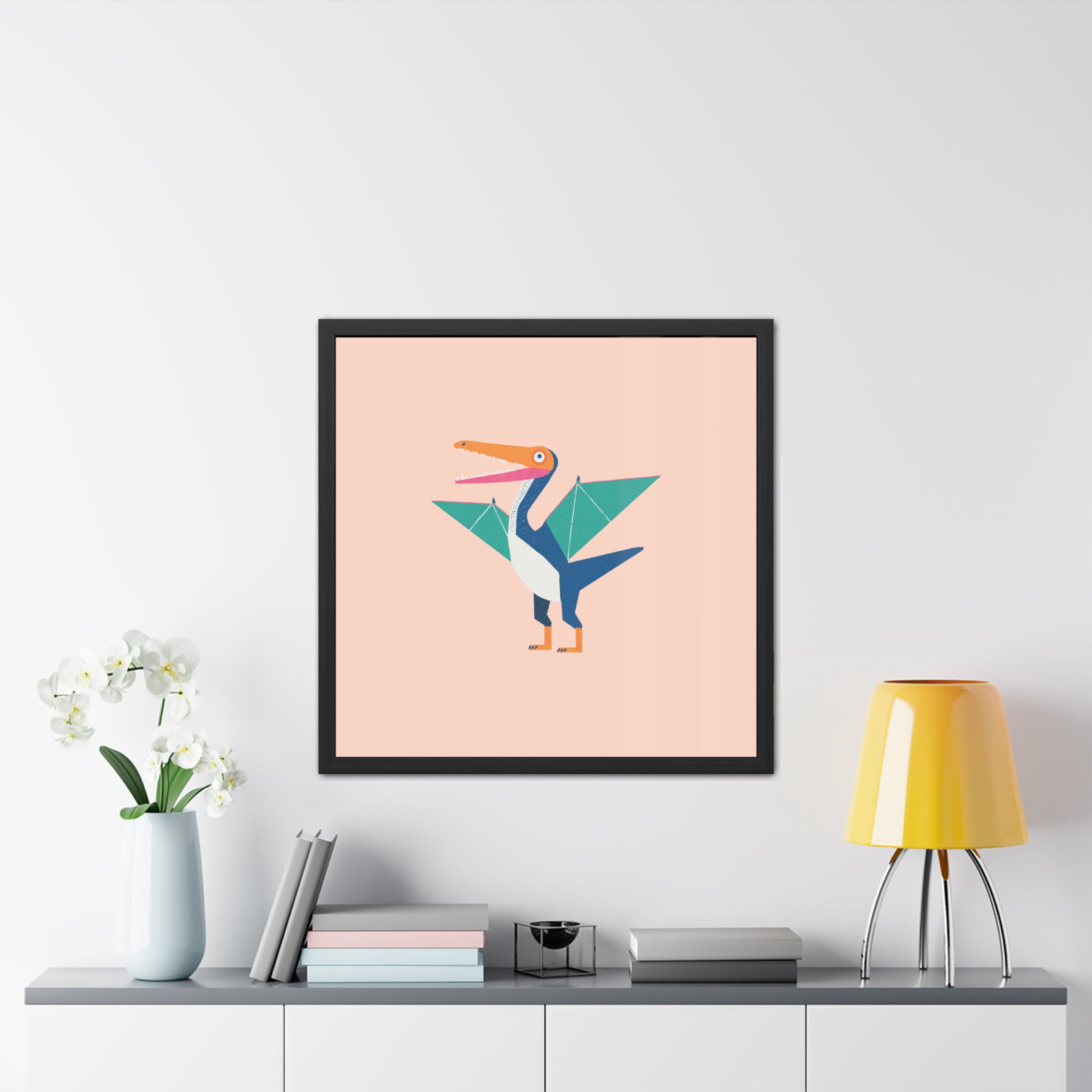 Pterodactyl Dinosaur Framed Art Print - Image 11