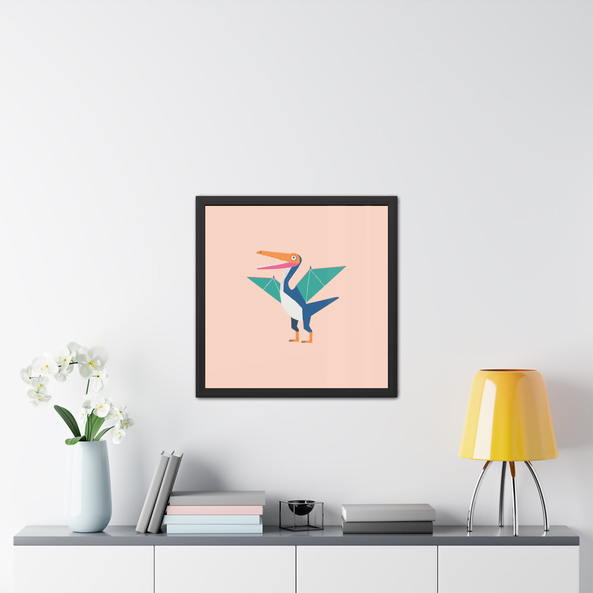 Pterodactyl Dinosaur Framed Art Print - Image 7